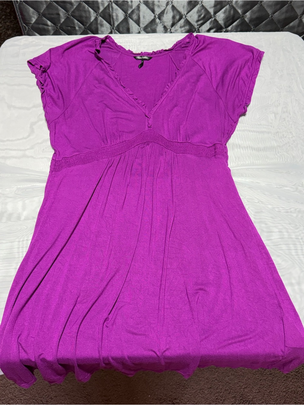 Daisy Fuentes Purple Midi Dress
